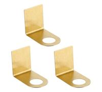 Porte-Shampoing pour Salle de Bain | Lot de 3 Rangement Étanche with Crochet | Support de Douche pour Bouteille et Savon Mur Verr Marbre Métal Bois Appartement Organisation et Economie d'Espace