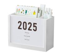 Portecrayons et calendrier de bureau portestylos pour Organisateur Pencil Pot 2025Portestylo multifonction décor la maison le salon