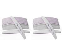 PORTENTUM 16 PCS Professional Nail Files Double Sided Emery Board for Nails 100/180 Grit Washable Nail File, Fingernail Buffering Files Manicure Tools Nail Styling Tools Pet Grooming Tools (Pack of 2)