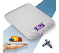 PORTENTUM Digital Kitchen Scales 5kg/11lb with Large LCD Display, Food Scales w