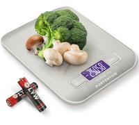 PORTENTUM Digital Kitchen Scales 5kg/11lb with Large LCD Display, Food Scales w