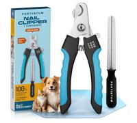 PORTENTUM Dog Nail Clippers for Large and Medium Breed (6") Profession