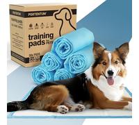 PORTENTUM Puppy pads 90x60 cm 50 pack - 6 layer super absorbent leakproof with odor control - Puppy training pads disposable
