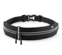 PORTENTUM Unisex-Adult Running Belt, Black, for Any Size Up to 150 Cm EU