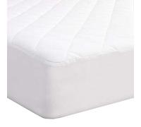 PORTER AND LAMBERT Double Mattress Protector - 135 x 190 x 30cm Approx Pure Cotton Easy Care Diamond Luxury Quilted Cover Fitted Bedding Protector Non-Allergenic, Anti Dustmite & Absorbent