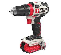 PORTER-CABLE 20V MAX Cordless Drill Driver Kit with 2 Batteries and Charger, 1/2 Inch (PCCK607LB)