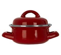 Premier Housewares Mini Casserole Dish - Red Enamel, Red