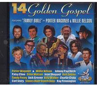 PORTER WAGONER & WILLIE NELSON, JOHNNY PAYCHECK, GENE WATSON, PATSY CLINE, RED SOVINE, MORE - 14 GOLDEN GOSPEL FEATURING FAMILY BIBLE BY PORTER WAGONER & WILLIE NELSON