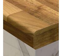 Porterhouse Walnut Kitchen Worktop,1m x 600mm x 30mm Heat and Water Resistant Kitchen Countertop