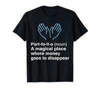 Portfolio Definition Funny Stock Market Investor Humor T-Shirt