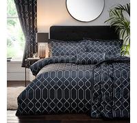 Portfolio Duvet Cover Set, Black, 254x254cm