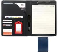 Portfolio Folder a4,Organizer with Case W/Card Slots Folder for ID Cards Cards Or Some Bills(Blue)