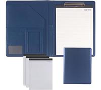 Portfolio Folder, A4 Size Clipboard Interview Conference Legal Document Organizer for Women Men(Blu)
