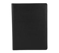 Portfolio Folder, Portfolio Folder Small A4 Clipboard with Cover, Writing Pad Notepad Legal Pad Holder, PU Leather 323x251mm Organizer for Business School and Travel, Black