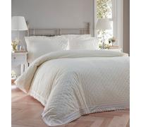 Portfolio Home Balmoral Ecru Single Duvet Cover And Pillowcase