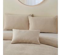 Portfolio Home Bergen Natural Rectangular Filled Boudoir Cushion Pillow Bed Sofa 32 X 50Cm