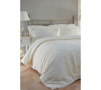 Portfolio Home Broderie Anglaise Duvet Cover Set - King - Cream