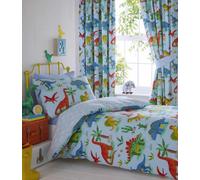 Portfolio Home Dinosaurs Single Duvet Cover And Pillowcase