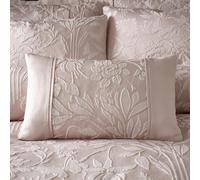 Haworth Jacquard Floral Filled Boudoir Cushion Pillow 32 x 50cm Portfolio Home Pink 50cm x 30cm