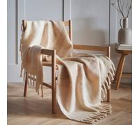 Portfolio Home Helsinki Throwover Bed Throw Blanket 127 x 152cm in Beige | Size: 127 cm x 152 cm Portfolio Home Beige 127 cm x 152 cm