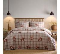Portfolio Home Highland Cow Natural Duvet Cover Set Super King Bedding Set