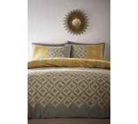 Portfolio Home Joel Duvet Cover Set - Yellow - Double
