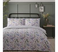 Portfolio Home Kew Floral Pink Double Reversible Soft Easy Care Bed Linen Bedding Duvet Cover Quilt Set With Pillow Cases