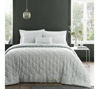 Portfolio Home Montpellier Paisley Jacquard Green Quilted Throwover Bed Throw Blanket 200 x 230cm
