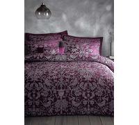 Portfolio Home Oak Tree Plum Duvet Cover & Standard Pillowcase Set Natural