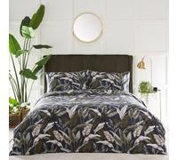 Portfolio Home Olive Botanicals Floral Leaf Plants Green Single Soft Easy Care Bed Linen Bedding Duvet Cover Quilt Set With Pillow Case