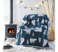 Portfolio Home Throw, Blue, L