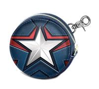Portfolio Karactermania Marvel Captain America Coura Bleu 8,7x8,7x2,3 cm