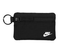 Nike Club Pouch Wallet Card Case Wallet Purse Credit Card Case Small Organizer Bag Accessory, Black/Black/White, One Size