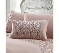 Portfolio RITZ Diamante Sequins Duvet Cover Bedding Range pink 1 x Boudoir Cushion