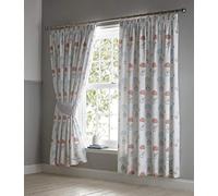 Portfolio Sheep Dreams 66x72 Pencil Pleat Curtain Pair, Multicoloured