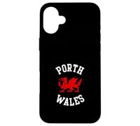 Porth Wales Welsh Dragon Suitable for Kids Men Women Case for iPhone 16 Plus