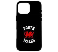 Porth Wales Welsh Dragon Suitable for Kids Men Women Case for iPhone 16 Pro Max
