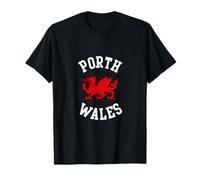 Porth Wales Welsh Dragon Suitable for Kids Men Women T-Shirt