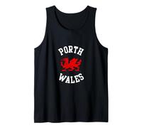 Porth Wales Welsh Dragon Suitable for Kids Men Women Tank Top