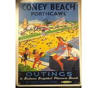 Porthcawl Coney Beach Vintage Metal Sign Metal Tin Sign 8x12 inches
