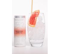 Porthilly Spirit Ready to Drink Cocktail - Cornish Blood Orange Negroni Spritz, 24 x 250ml, 8% ABV. Perfect for Parties.