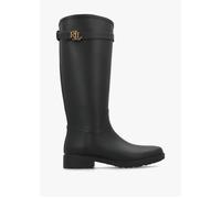 Portiah Tall Black Wellington Boots - Black Patent / 7