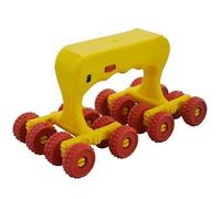 Portible Roller Massager Acupressure Total Health Care | Full Body Care Rotates 360 Degree 16 Wheel Reflexology Magic Roller Massage with Vibration and Hand (Pack Pf 1).