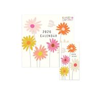 Portico Designs Ltd 2026 Caroline Gardner Posie Square Wall Calendar & Slim Diary Set Portico Designs Ltd Multicolor