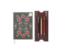 Portico Designs Ltd A5 Chunky Hardback Journal & Set of 3 Shakespeare Ballpoint Pens Portico Designs Ltd Multicolor