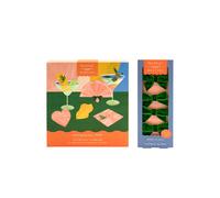 Portico Designs Ltd Art of Hosting Napkin & Napkin Ties Set Portico Designs Ltd Multicolor