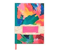 Portico Designs Ltd Arthouse Unlimited A5 Lined Journal, Rainbow Forest Design, 300 Pages, Hardcover with Ribbon Bookmark