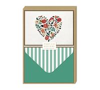 Portico Designs Ltd Embroidered Heart - Boxed Notecards