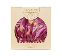 Portico Designs Ltd - Flawsome Collection Shower Cap - I'm Hair for You - FLAW03 - Satin Style Sunset Colours - PEVA Material - Eco Friendly