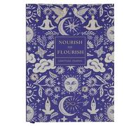 Portico Designs Ltd Nourish to Flourish Gratitude Journal Planner A5 with ribbon page marker and gold foil page edges, 180 pages FSC paper